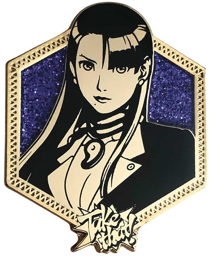 Ace Attorney Mia Fay Golden Series Pin 
