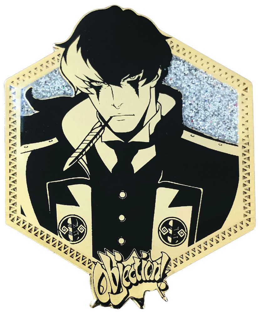 Ace Attorney Simon Blackquill Golden Series Pin 