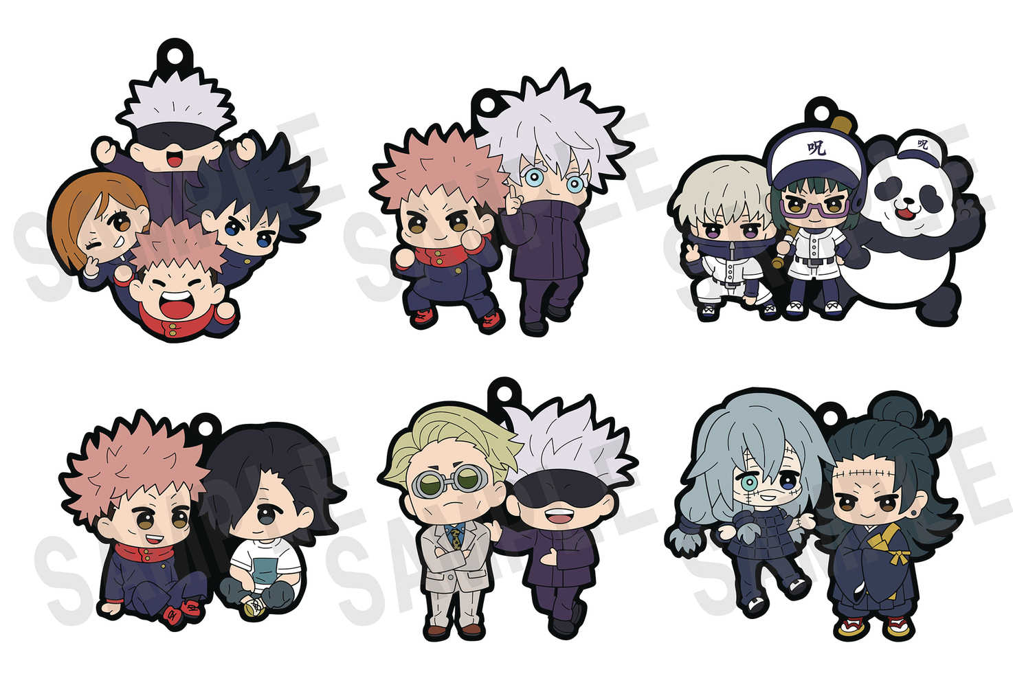 Jujutsu Kaisen Rubber Mascot Buddy Colle Volume 2 6 Pc Ds 