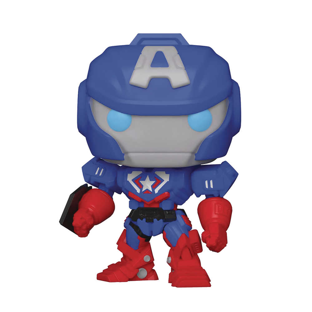 Pop TV Marvel Mech Captain America Vinyl Figure 