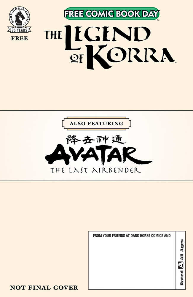 Free Comic Book Day 2021 Avatar Last Airbender Legend Of Korra 
