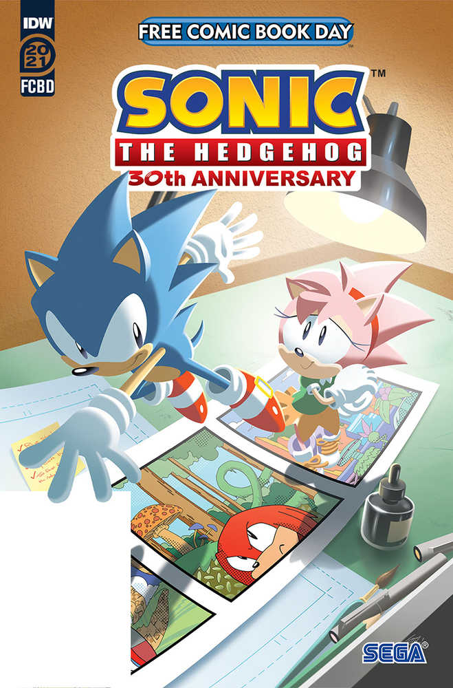 Free Comic Book Day 2021 Sonic The Hedgehog 30 Th Anniversary 