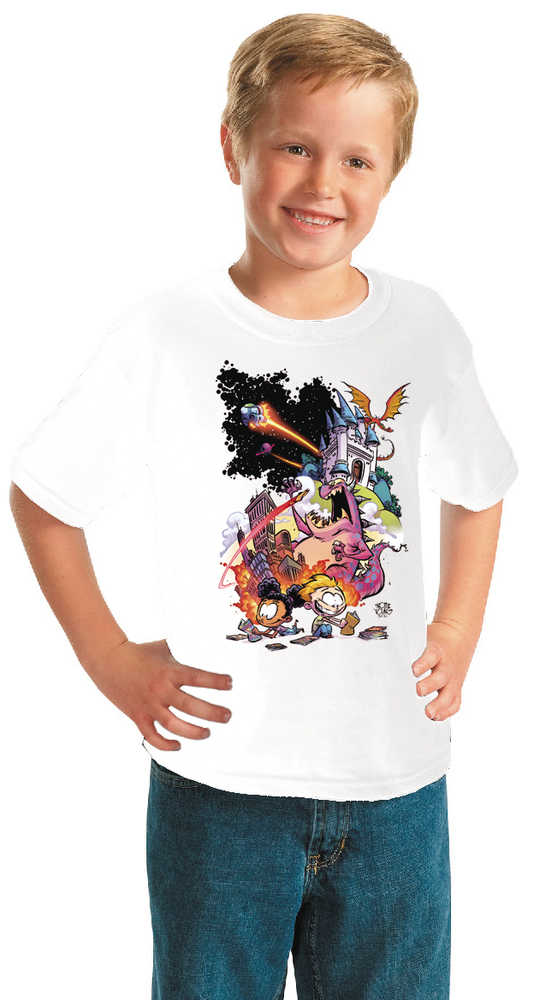 Free Comic Book Day 2021 Comm Artist Young White Youth T-Shirt MED 