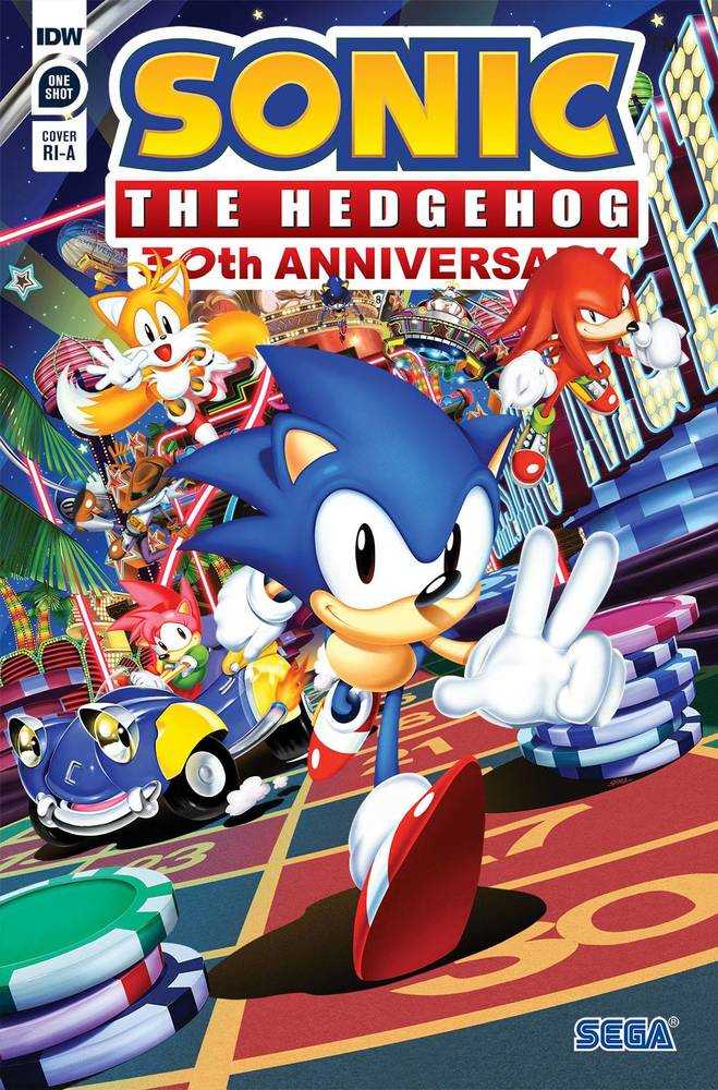 Sonic The Hedgehog 30 Th Anniv Spec 10 Copy Spaziante Variant Edition (N