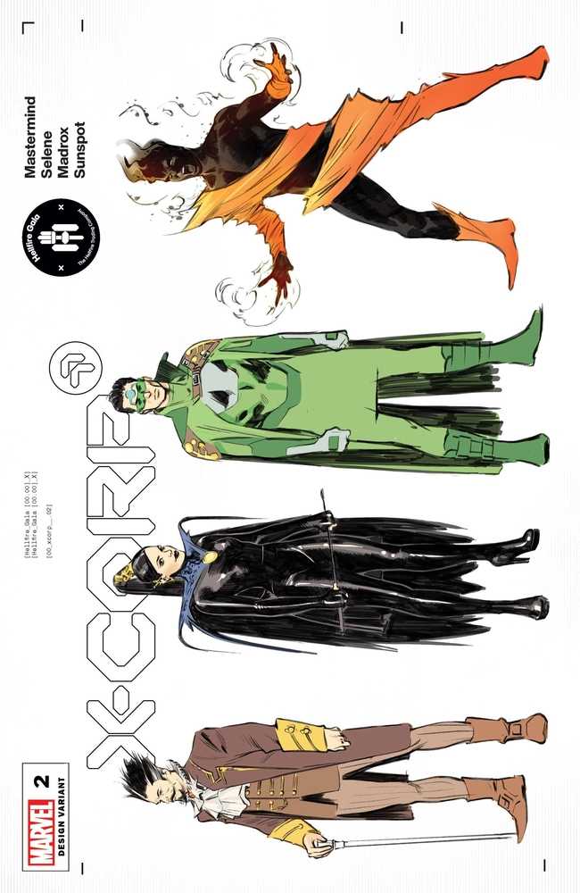 X Corp #2 Foche Character Design Variant