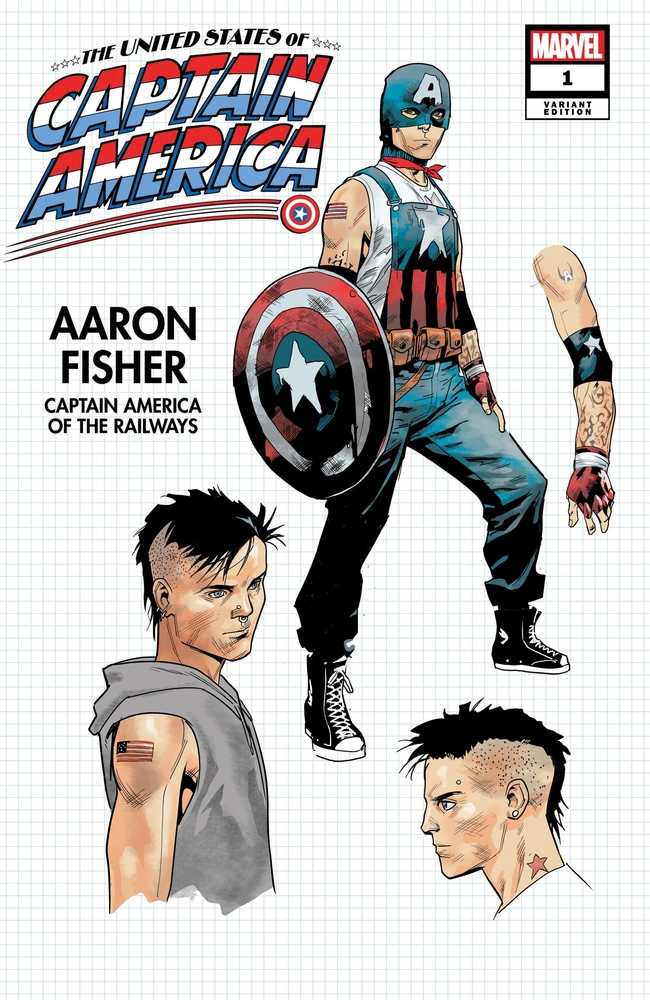 United States Captain America #1 (Of 5) Bazaldua Design Variant