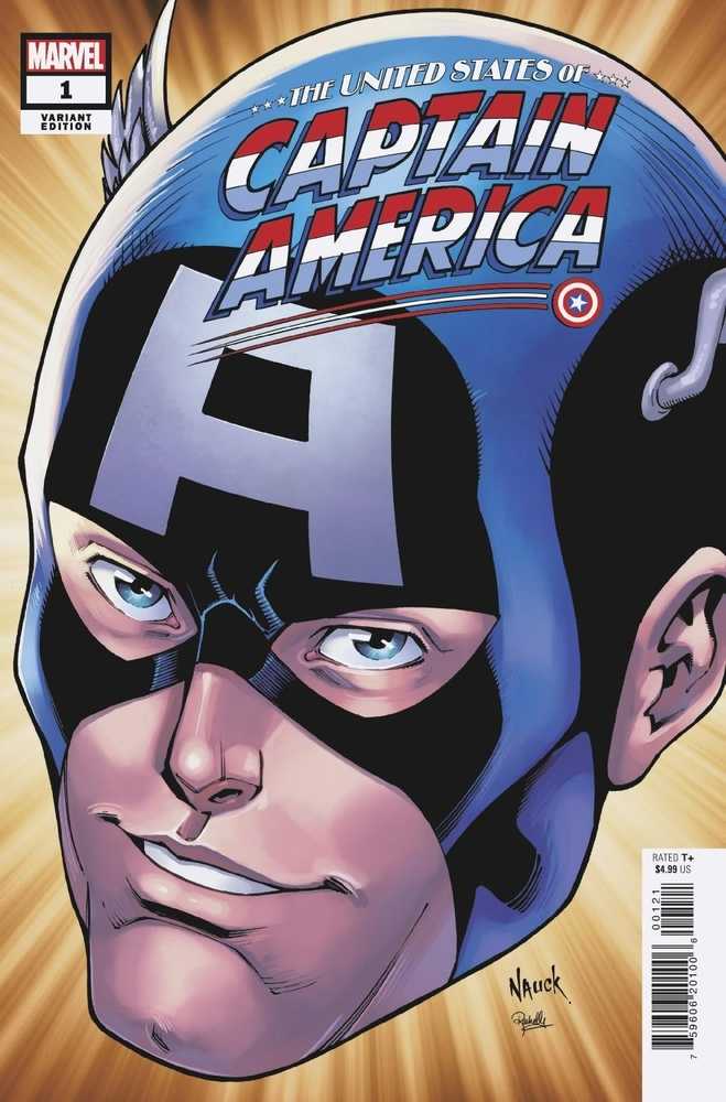 United States Captain America #1 (Of 5) Nauck Headshot Variant