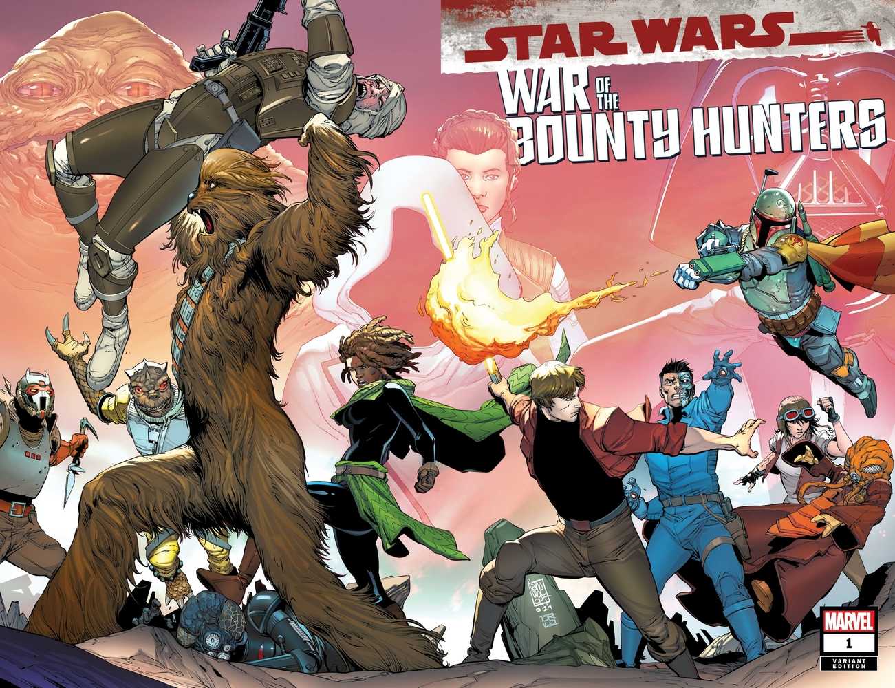 Star Wars War Bounty Hunters #1 (Of 5) Camuncoli Wrpad Variant