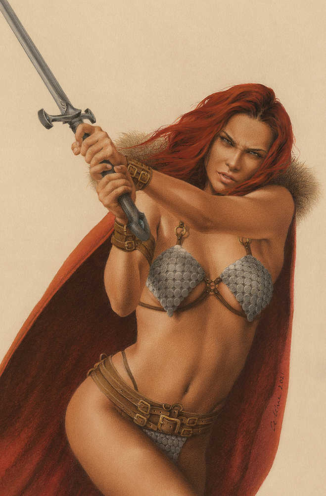 Invincible Red Sonja #2 Celina Limited Full Art Cover