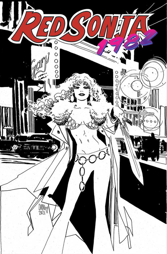 Red Sonja 1982 One Shot 10 Copy Dani Line Art Variant Edition