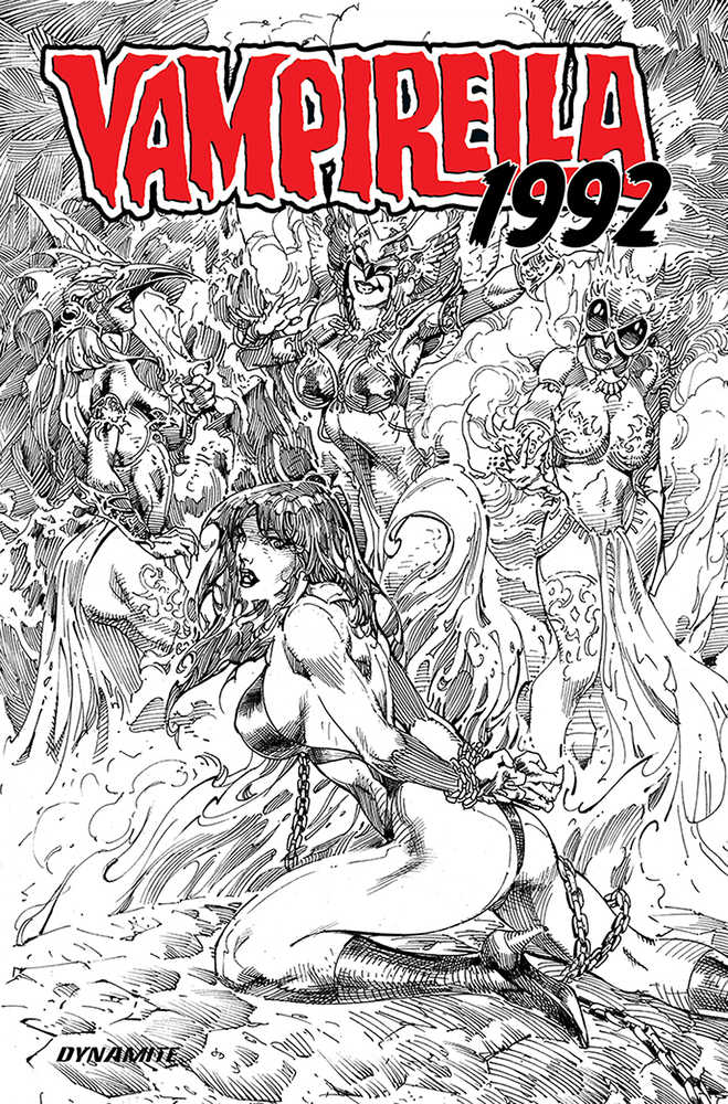 Vampirella 1992 One Shot 10 Copy Castro Line Art Variant Edition