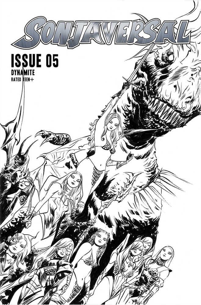 Sonjaversal #5 20 Copy Lee Black & White Variant Edition
