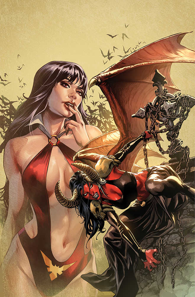 Vampirella vs Purgatori #4 10 Copy Pagulayan Full Art Variant Edition