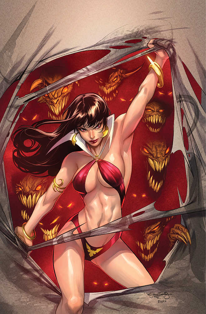 Vengeance Of Vampirella #19 10 Copy Segovia Full Art Variant Edition