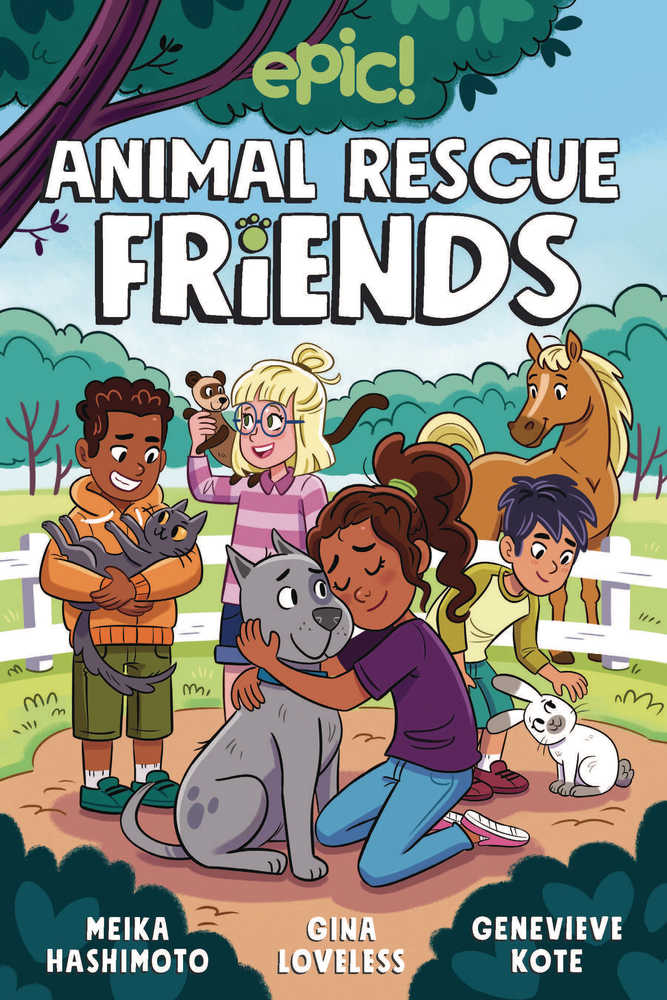 Animal Rescue Friends Hardcover Graphic Novel 