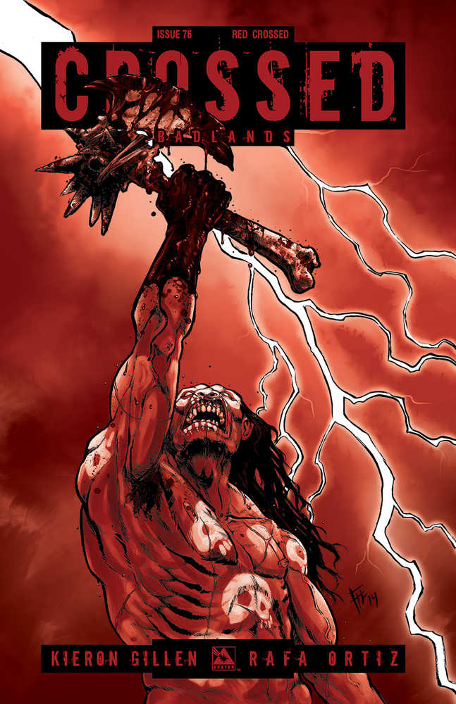 Crossed Badlands #76 Red Crossed Variant (Mature) 