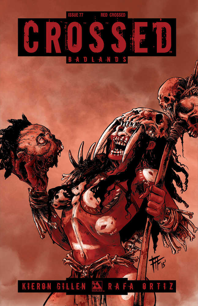 Crossed Badlands #77 Red Crossed Variant (Mature) 