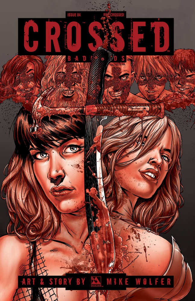 Crossed Badlands #84 Red Crossed Variant (Mature) 