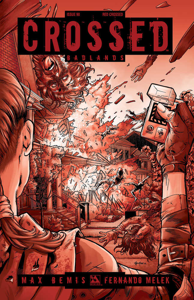 Crossed Badlands #90 Red Crossed Variant (Mature) 