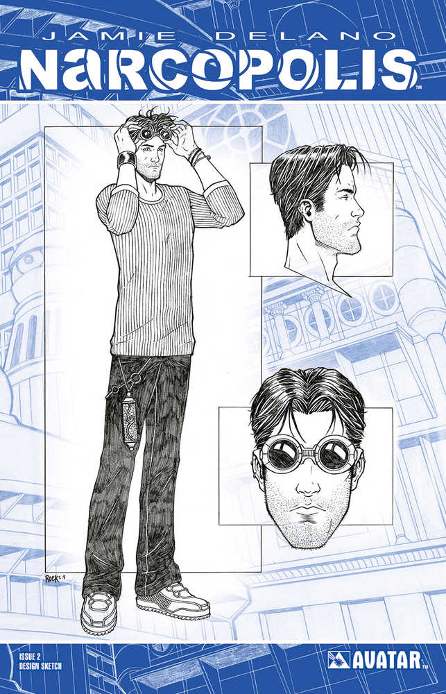 Narcopolis #2 Design Sketch Variant (Mature) 