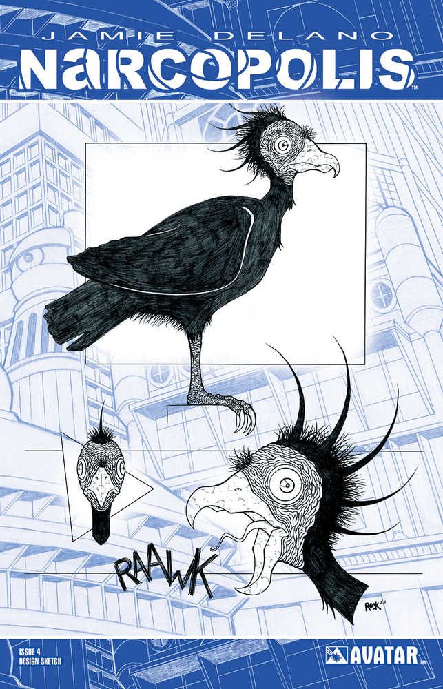 Narcopolis #4 Design Sketch Variant (Mature) 