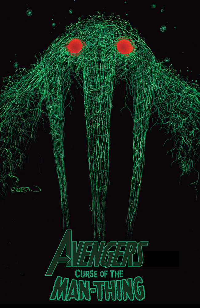 Df Avengers Curse Of The Man Thing #1 Gleason Signed 