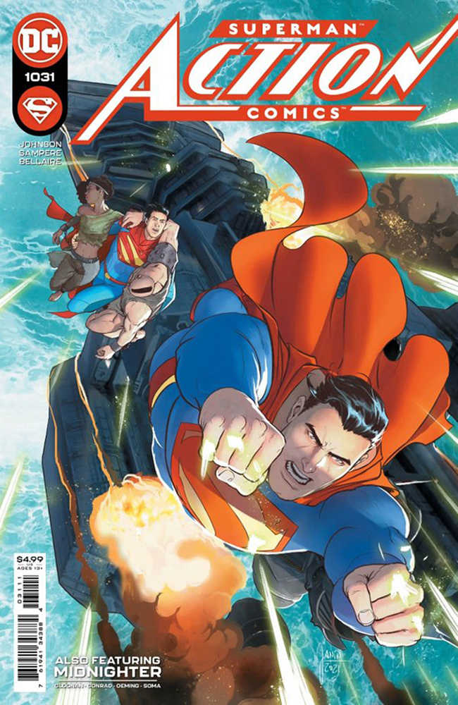 Df Action Comics #1031 Kennedy Johnson Signed 