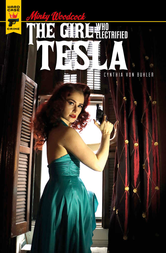 Minky Woodcock Girl Electrified Tesla #3 Cover B Photo (Mature)