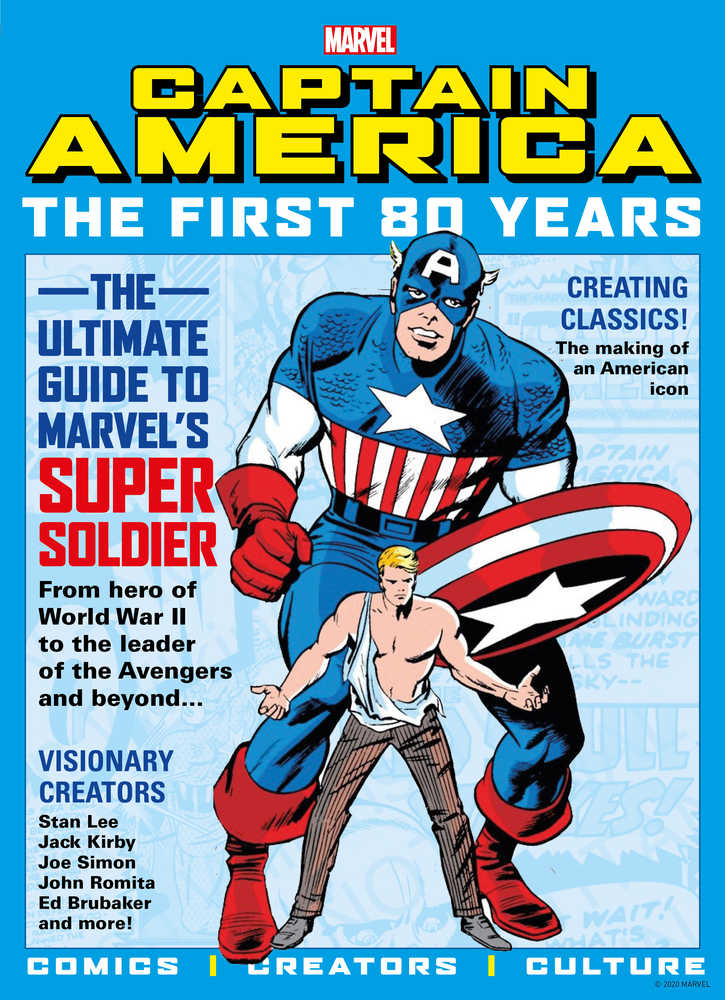 Captain America First 80 Years Softcover Newsstand 