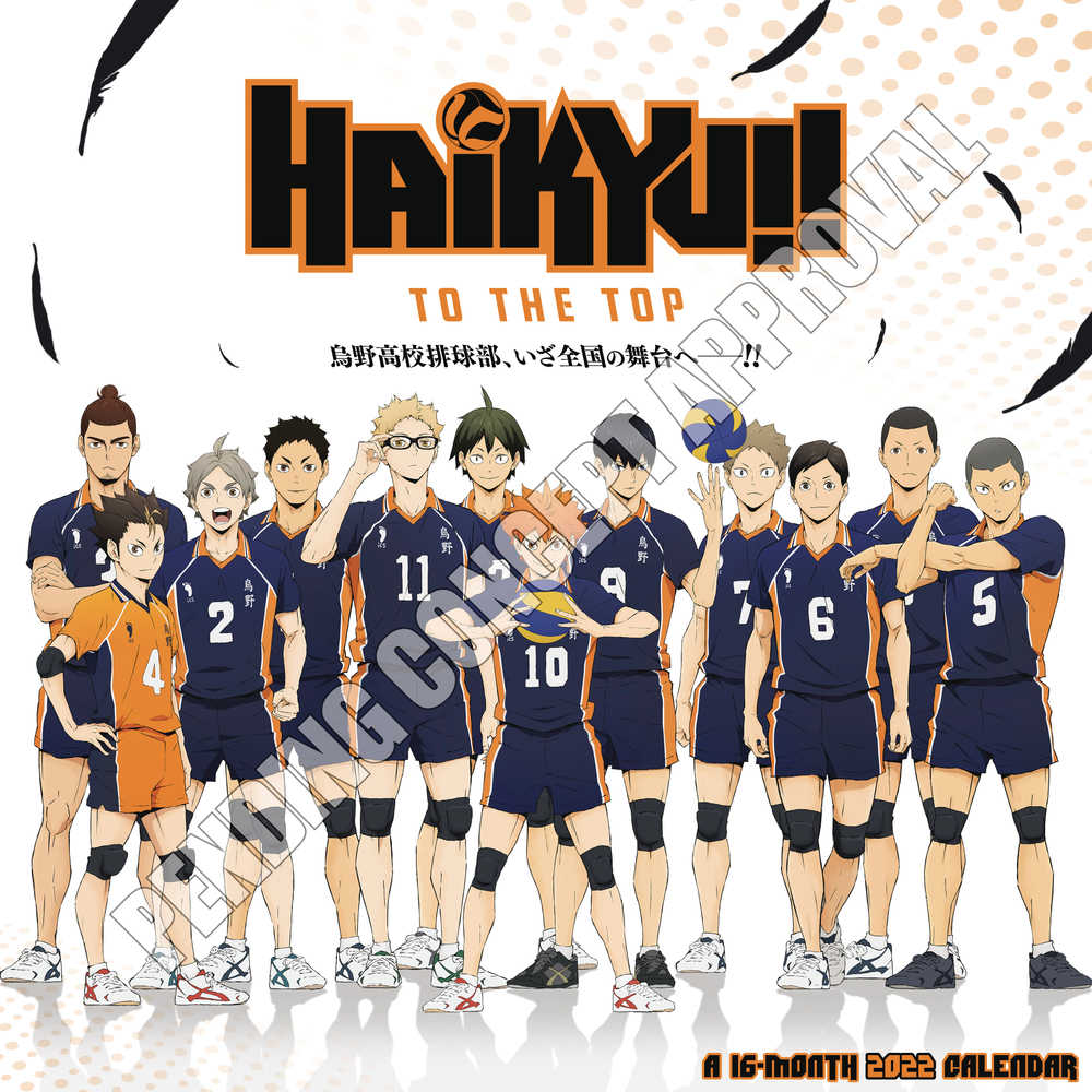 Haikyu 2022 Wall Calendar 