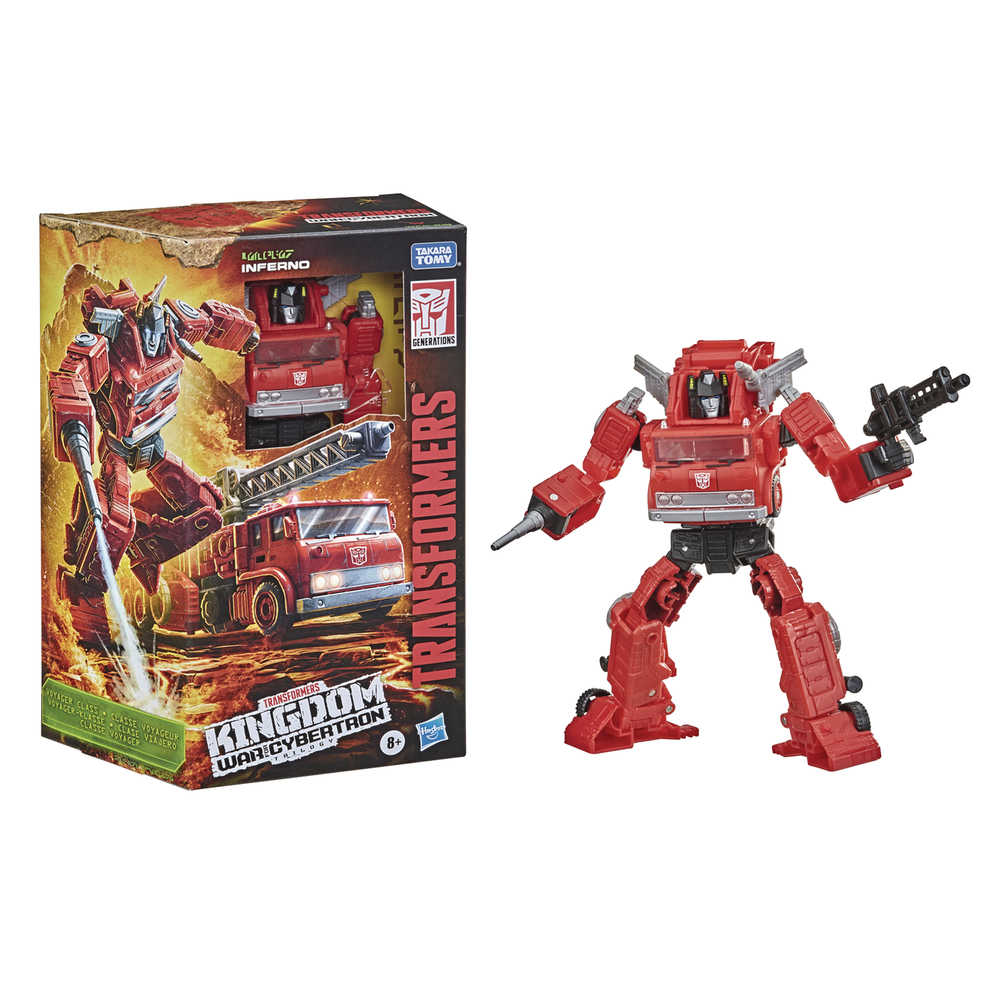 Transformers Gen Wfck Inferno Voyager Action Figure Case  