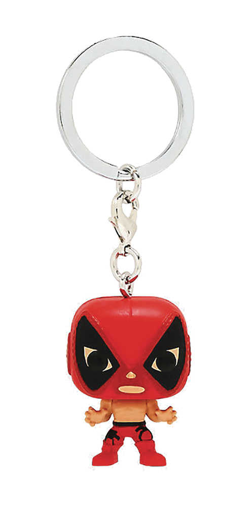 Pocket Pop Marvel Luchadores Deadpool Keychain 