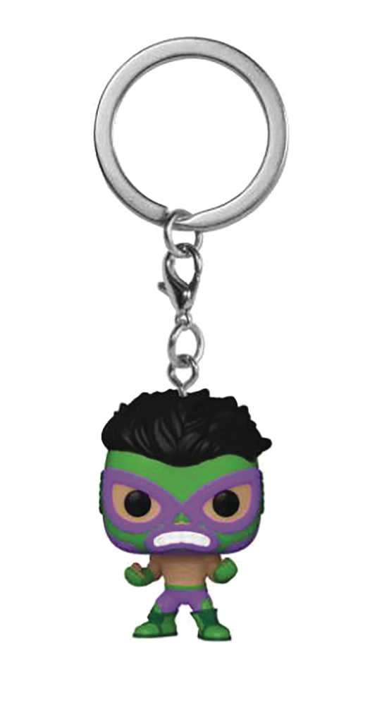 Pocket Pop Marvel Luchadores Hulk Keychain 