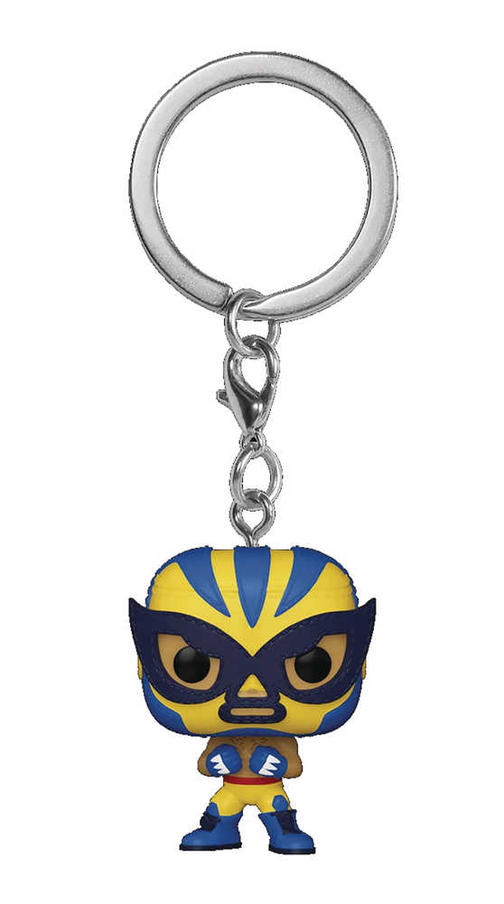 Pocket Pop Marvel Luchadores Wolverine Keychain 