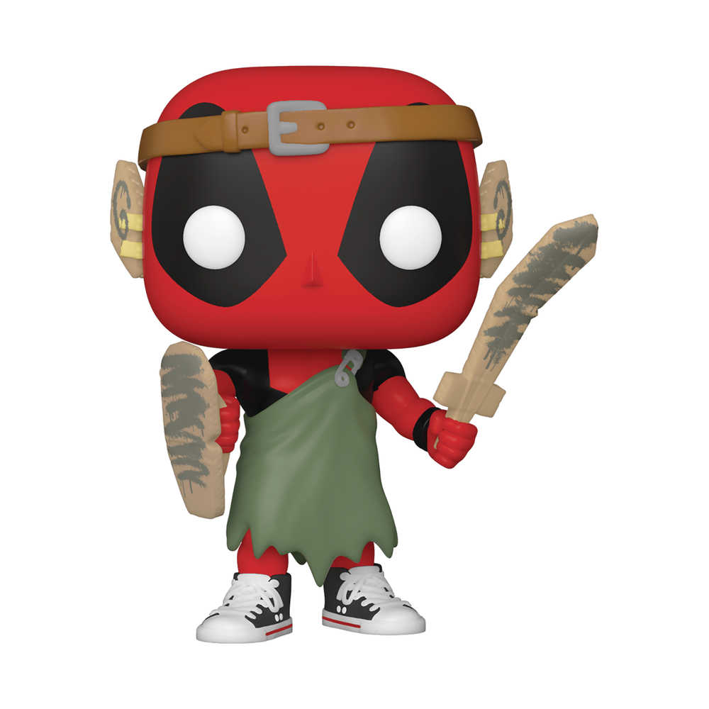 Pop Marvel Deadpool 30 Th Roman Nerd Deadpool Vinyl Figure 