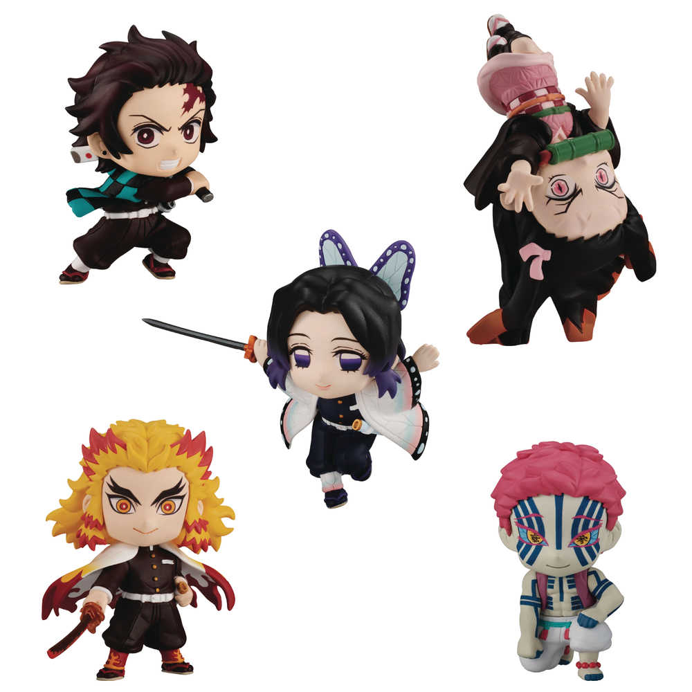 Demon Slayer Kimetsu Adverge Motion 2 5 Pc Mini Figure Set 