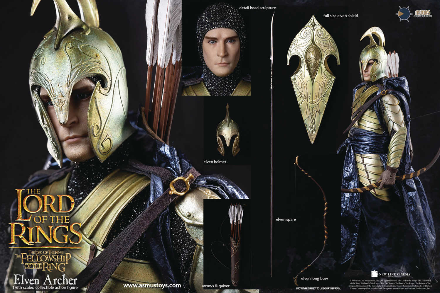 Lord Of The Rings Elven Archer 1/6 Action Figure  