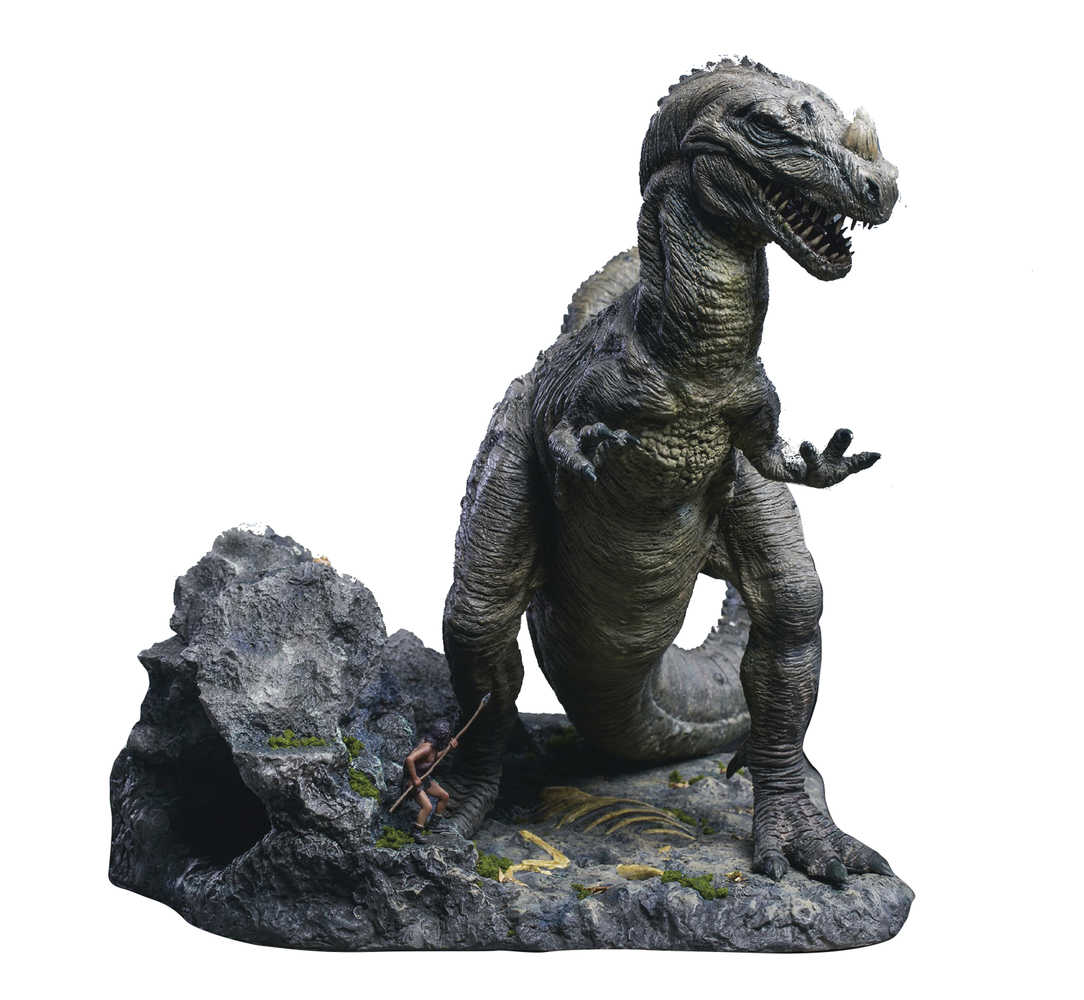 One Million Years Bc Ceratosaurus Polyresin Statue  