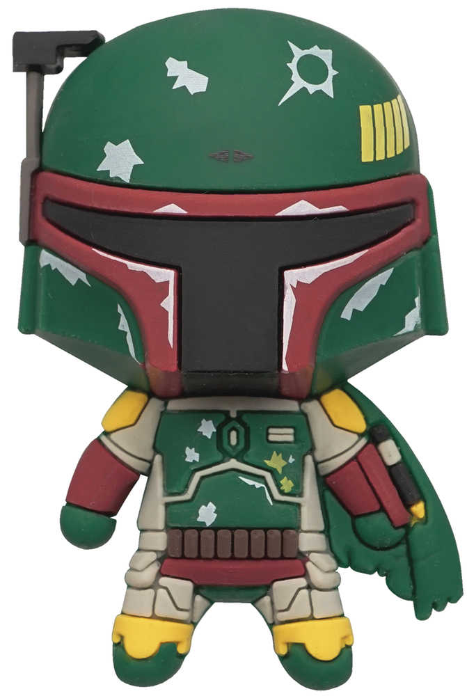 Star Wars Boba Fett 3 D Foam Magnet 