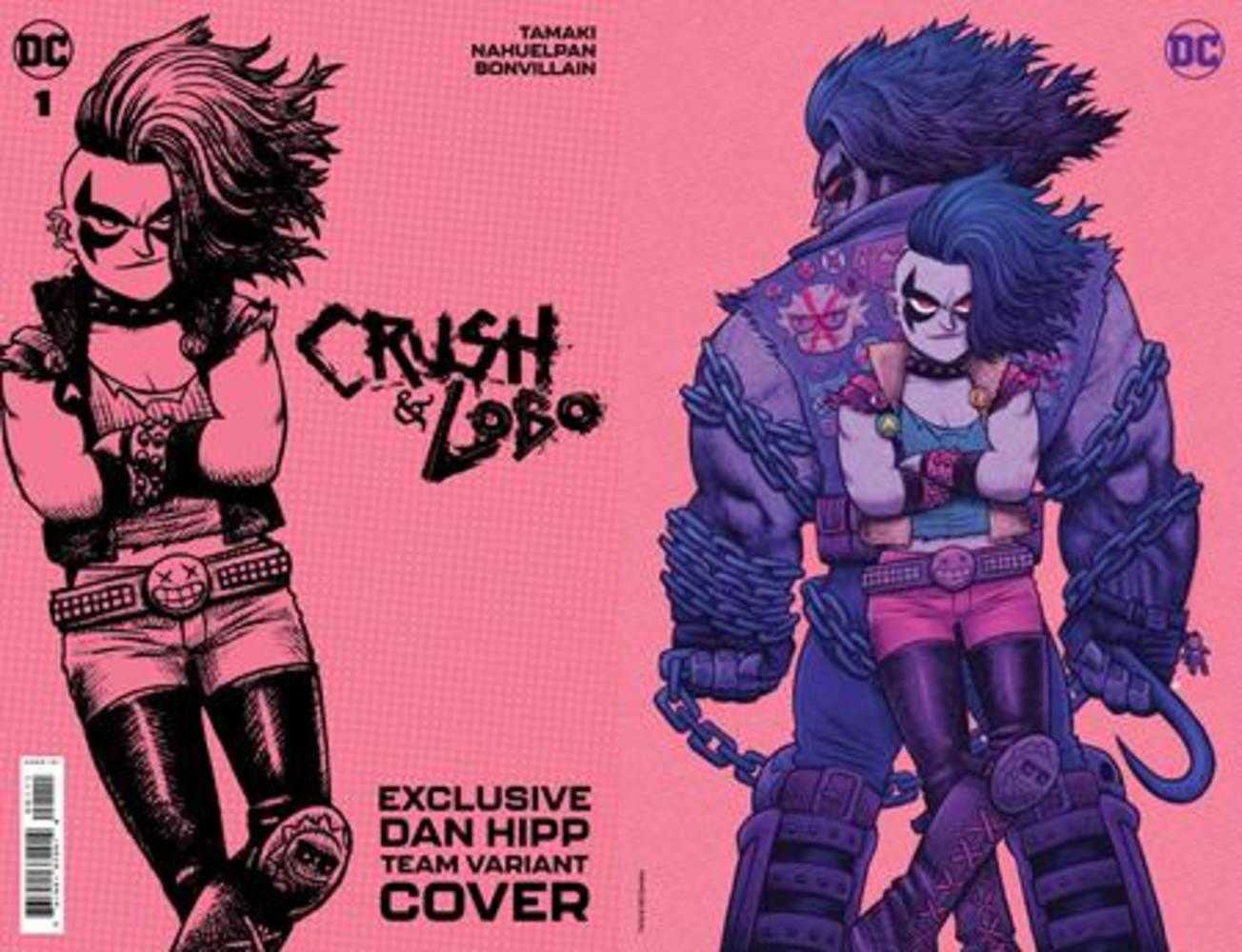 Crush & Lobo #1 Team Cover Dan Hipp Card Stock Variant  (250 Copy Min Order)