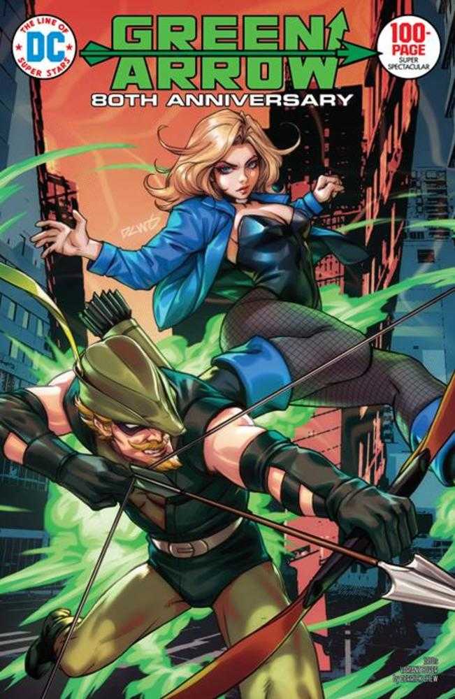 Green Arrow 80 Th Anniversary 100 Page Super Spectacular #1 Cover E Derrick Chew 1970 S Variant