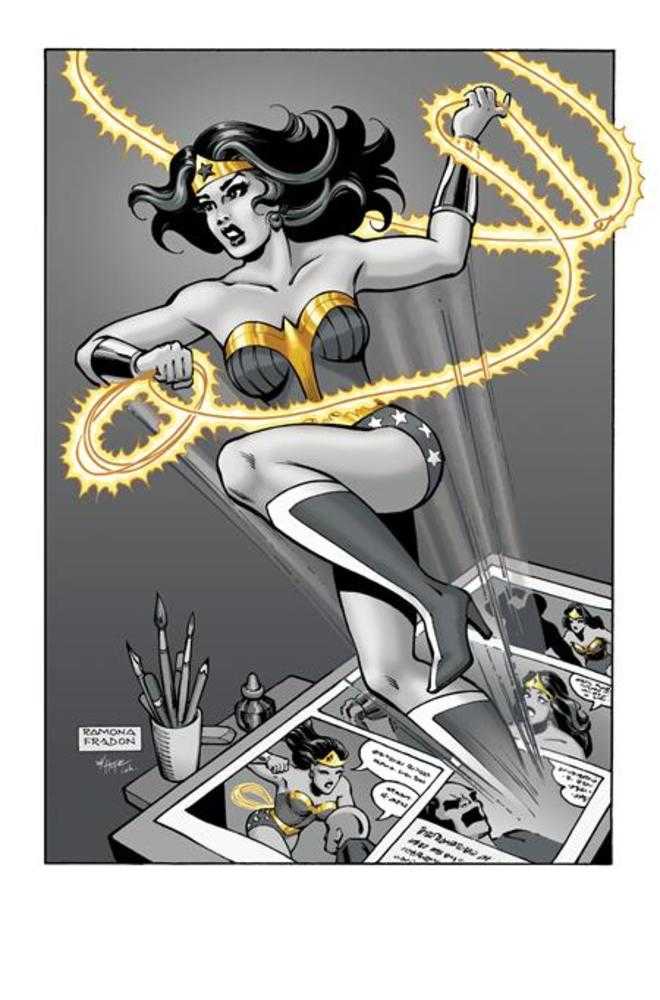 Wonder Woman Black & Gold #1 (Of 6) 1 in 25 Ramona Fradon & Sandra Hope Variant