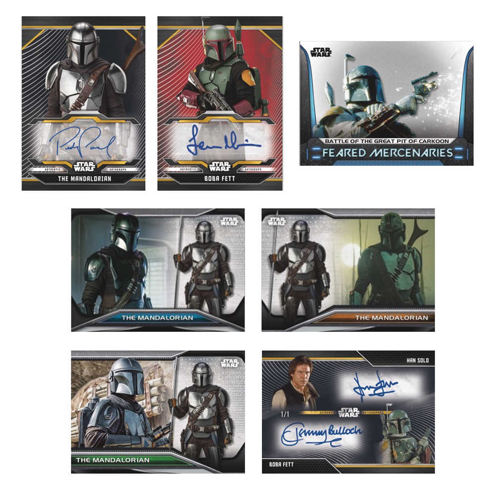 Topps 2021 Star Wars Bounty Hunters Trading Card Box  