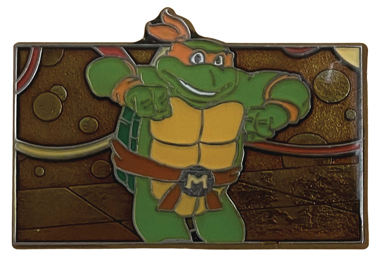Teenage Mutant Ninja Turtles Michaelangelo Is A Party Dude Pin 