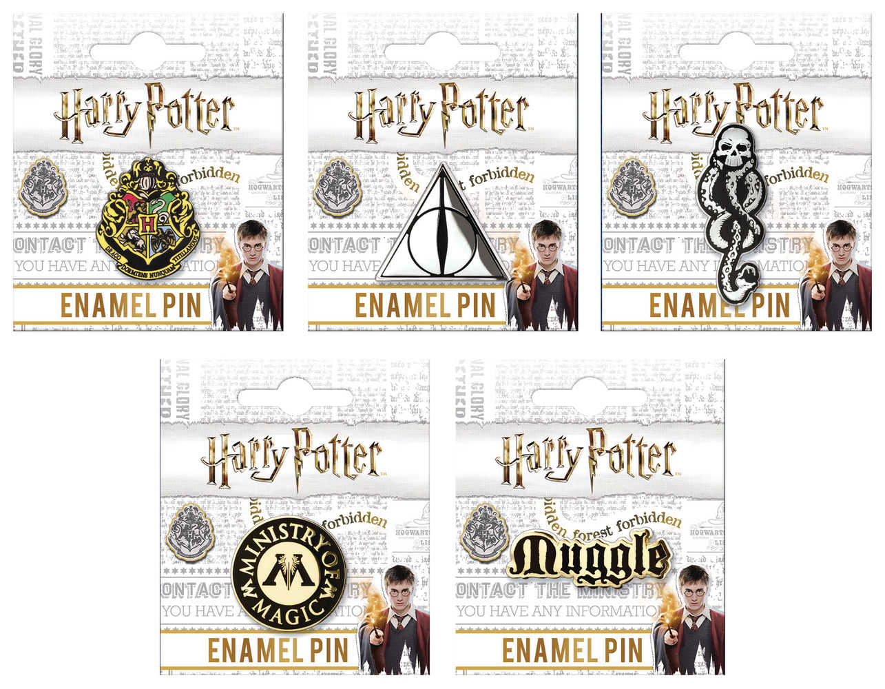 Harry Potter 30 Pc Enamel Pin Series2 Assortment 
