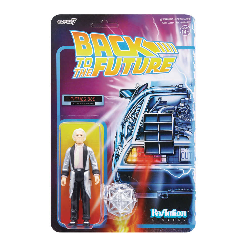 Back To The Future Fifties Doc Brown Reaction Figure  