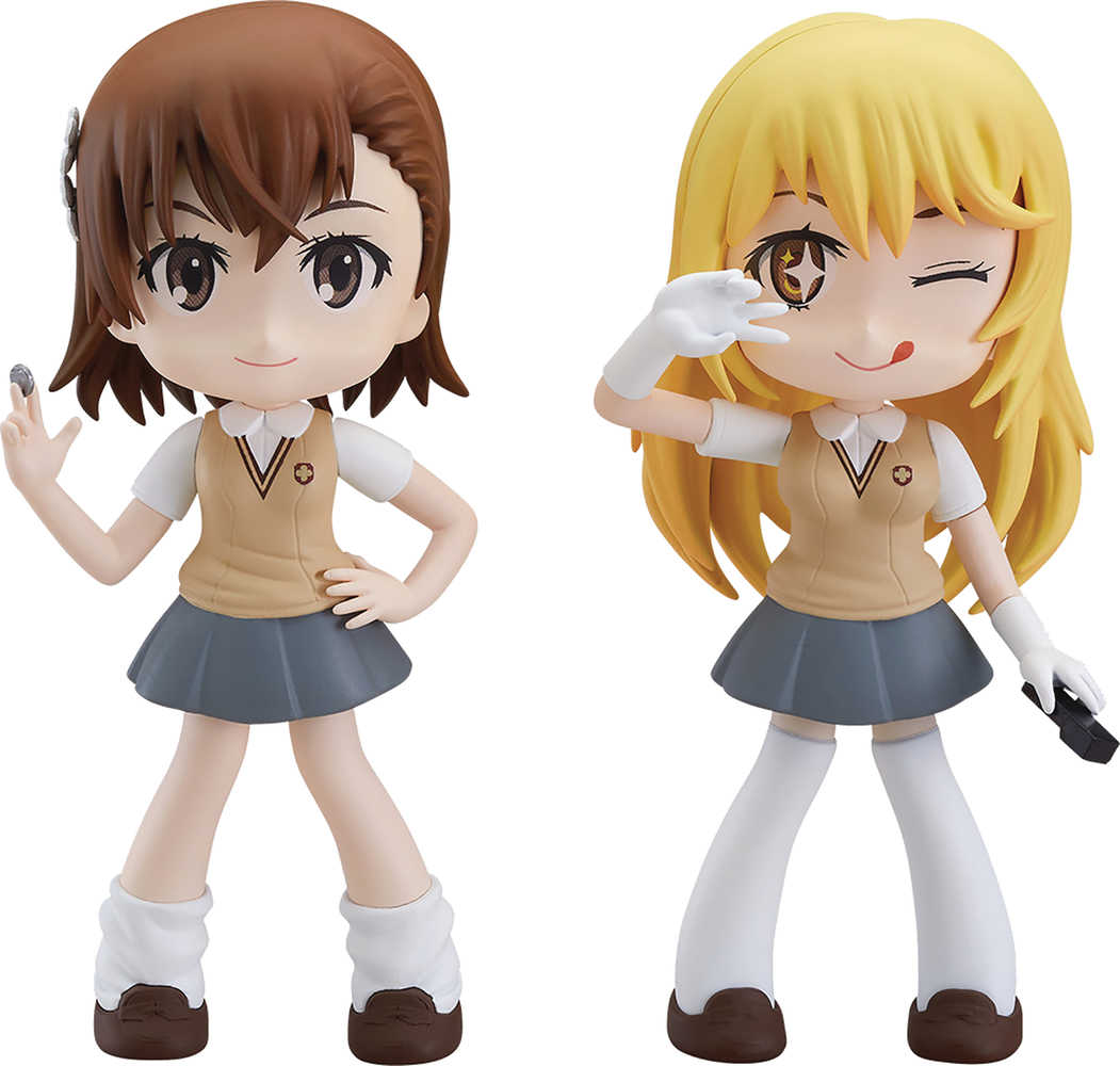 Certain Sci Rail Yurumari Mikoto & Misaki Soft Vinyl 2 Pc Set