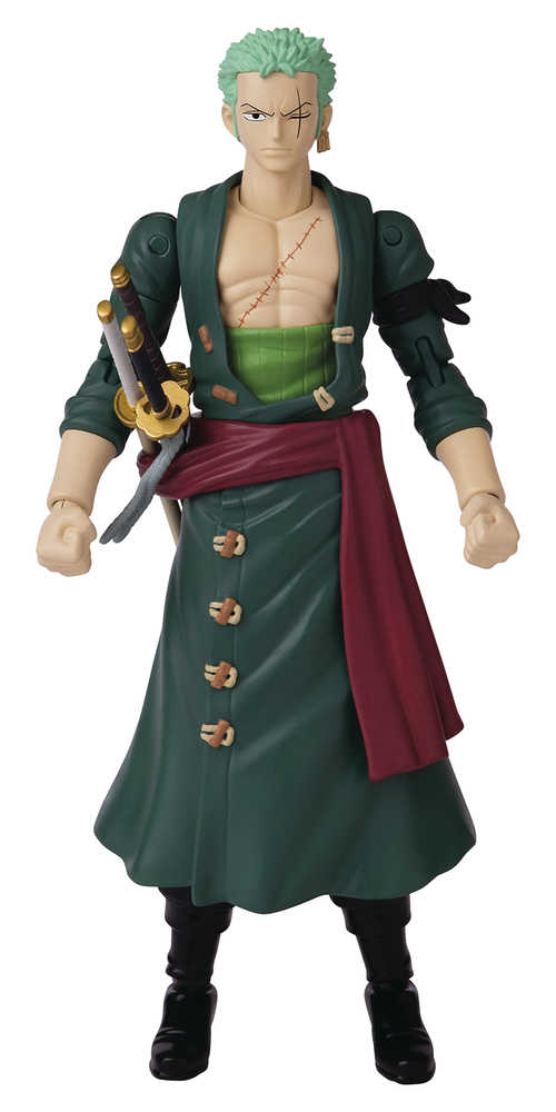Anime Heroes One Piece Roronoa Zoro 6.5 In Action Figure  