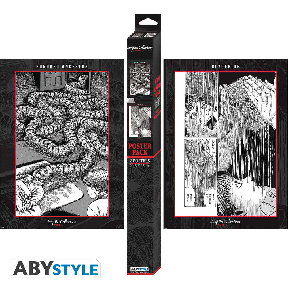 Junji Ito Boxed 2 Pc Poster Set 