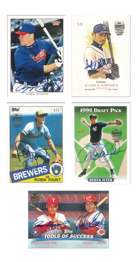 Topps 2021 Archives Sig Ser Baseball Retired Edition Trading Card Box (Net